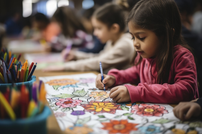 young-students-drawing-school